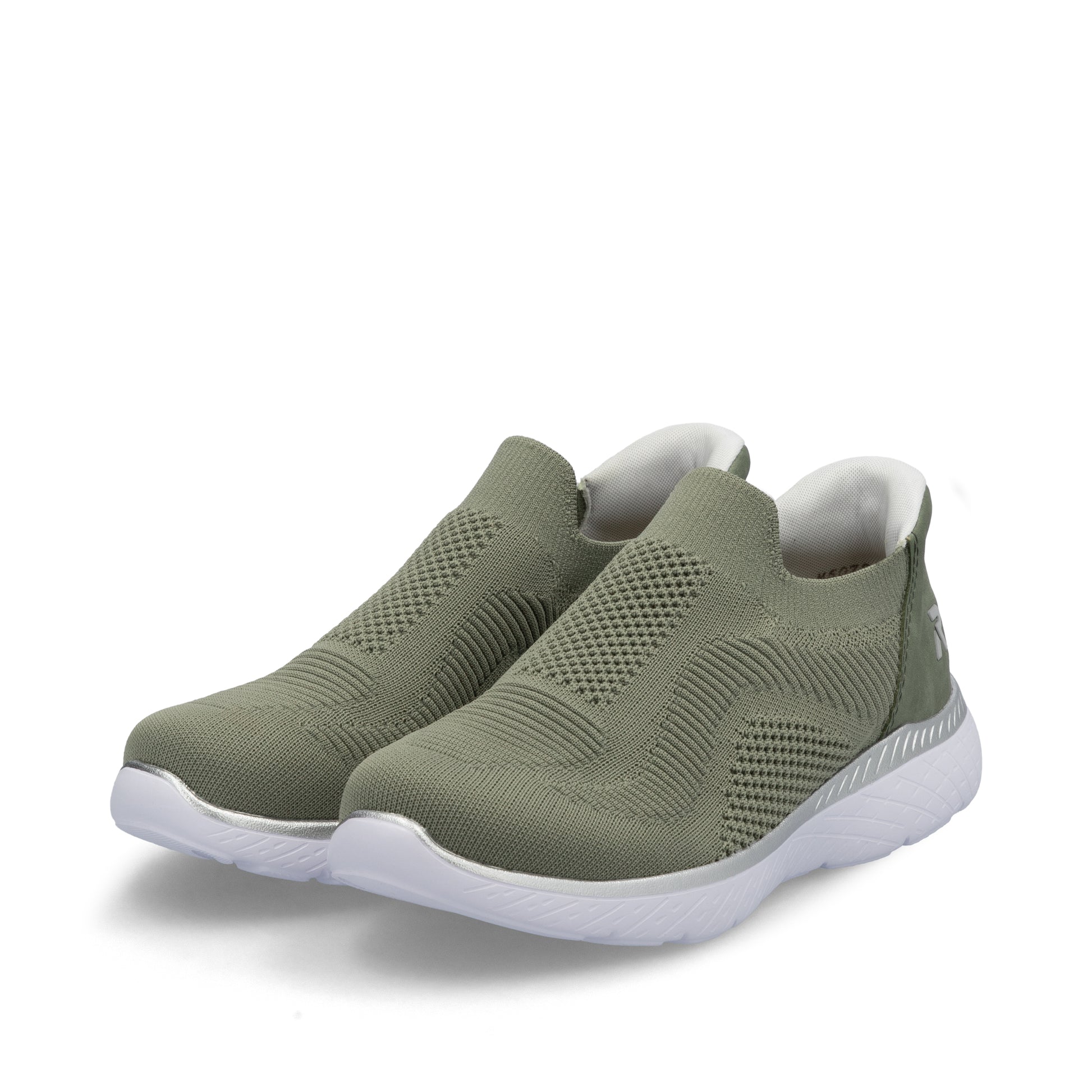 Green Elasticated Shoes for Women | Rieker M5072-52