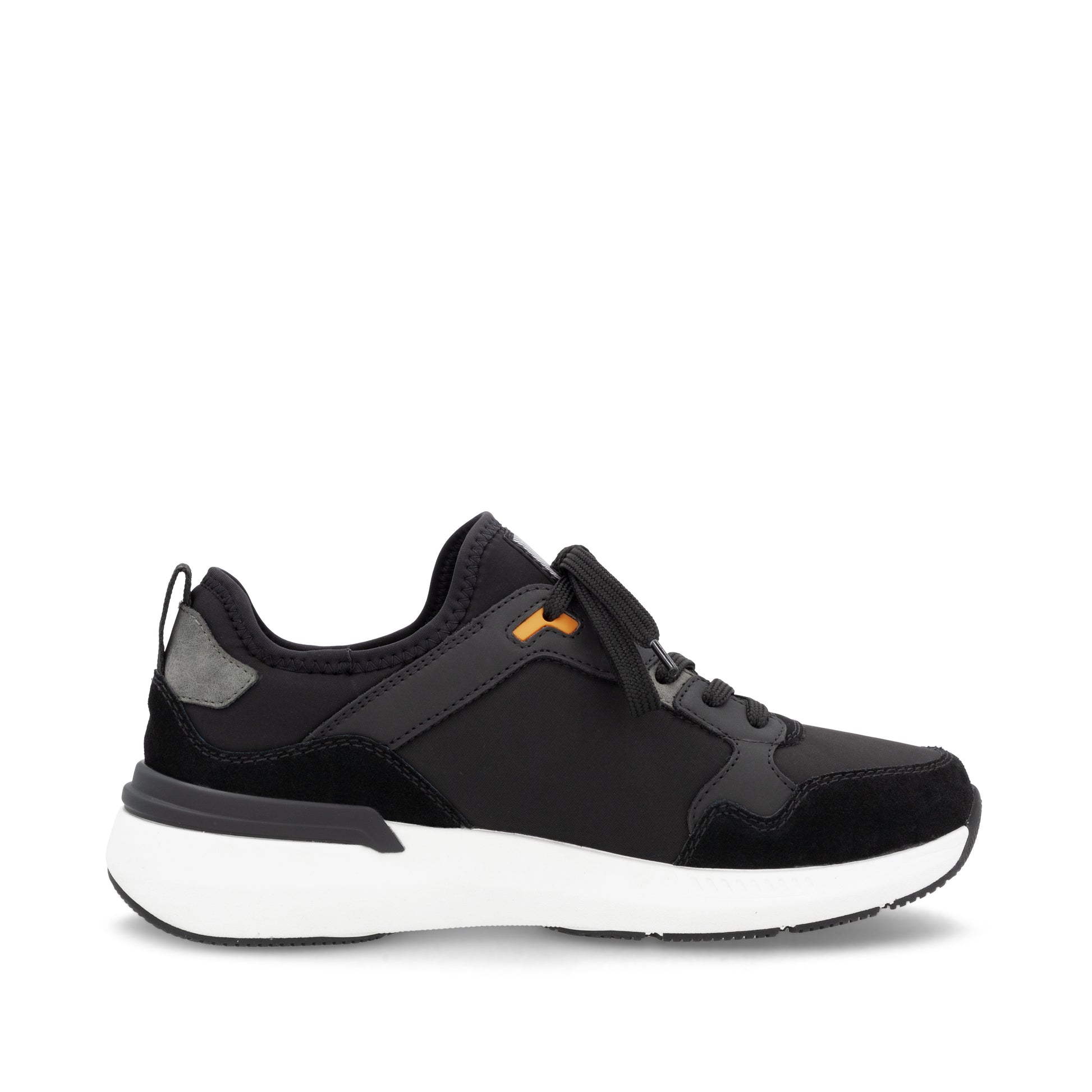 Black Elasticated Shoes for Men | Rieker U1403-00