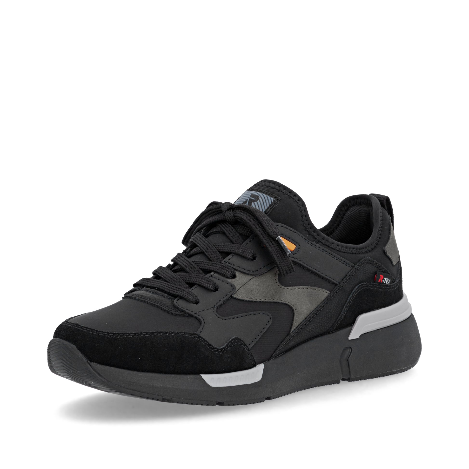 Black Elasticated Shoes for Men | Rieker U1403-01