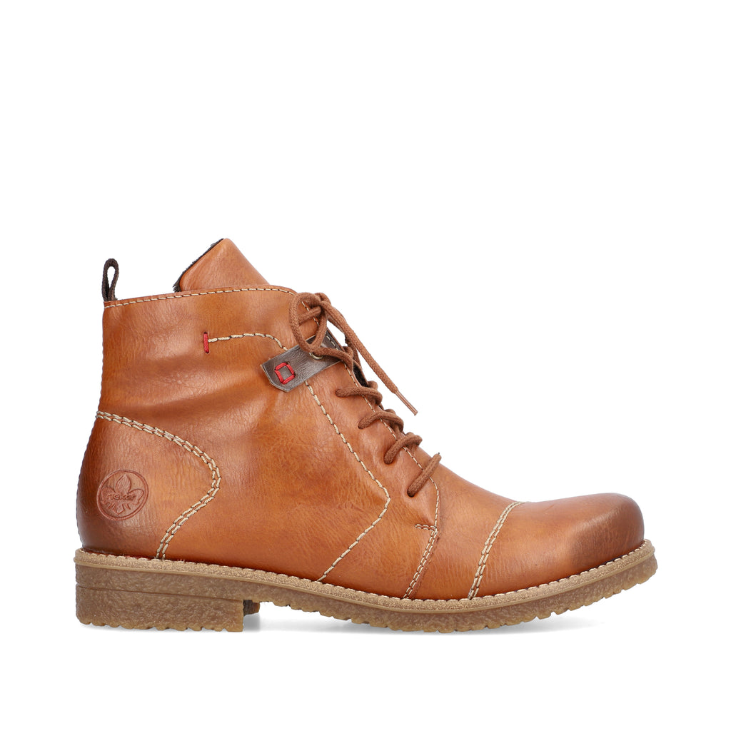 Brown Zip Boots for Women | Rieker 73501-24