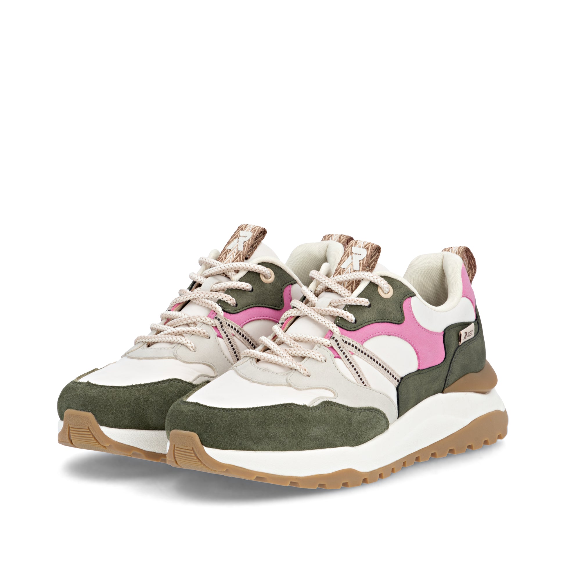 White Elasticated Shoes for Women | Rieker W2501-83