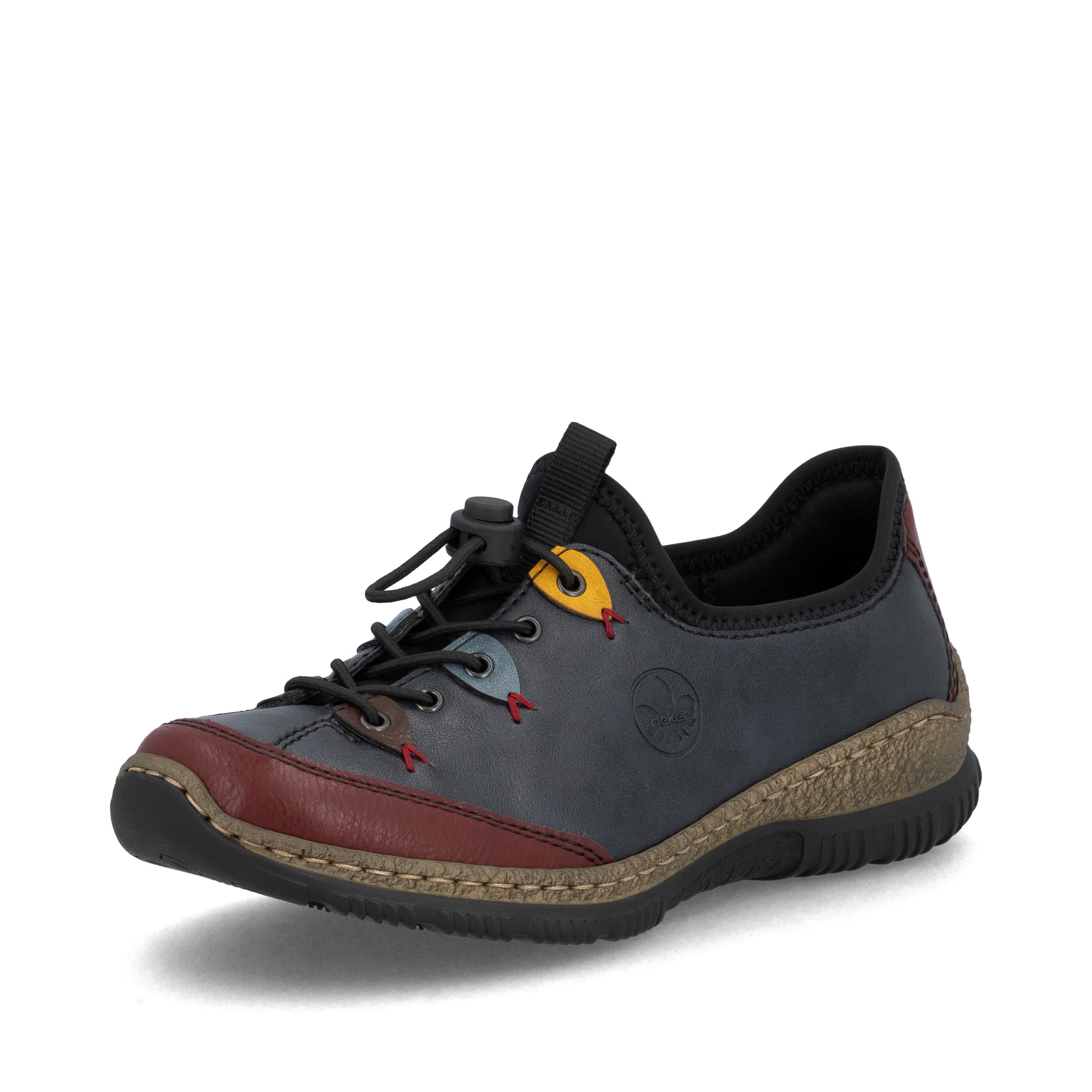 Blue Elasticated Shoes for Women | Rieker N3271-35