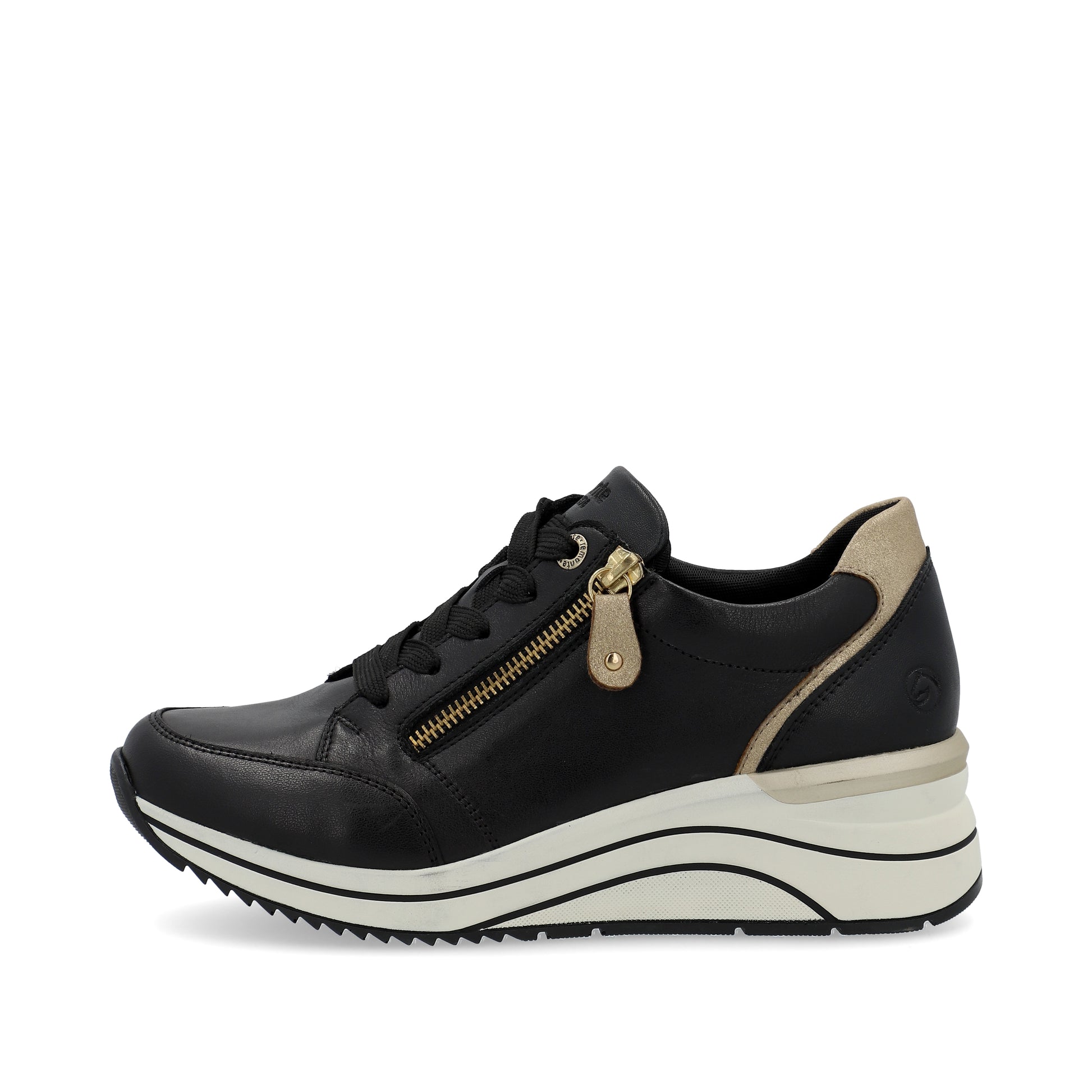 Black Zip Shoes for Women | Remonte D0T03-01
