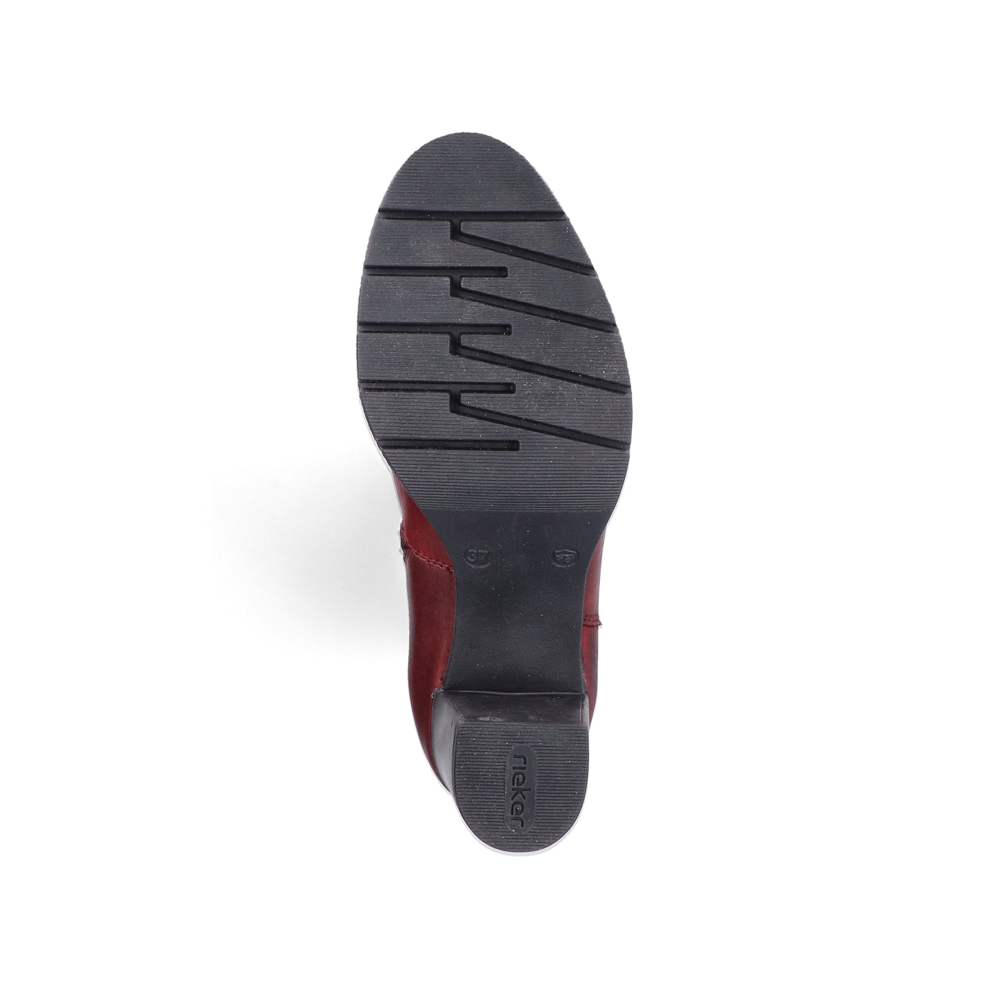 Red Zip Boots for Women | Rieker 77684-35