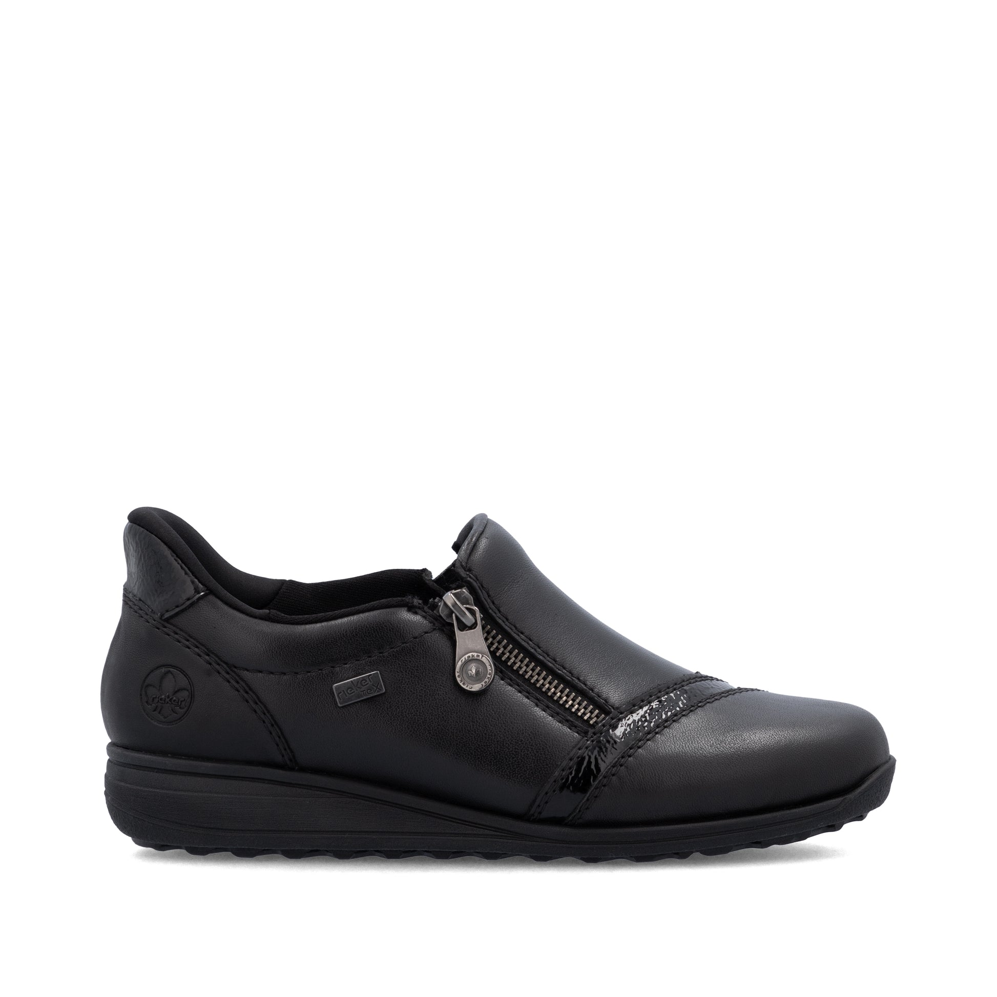 Black Zip Shoes for Women | Rieker 47264-00