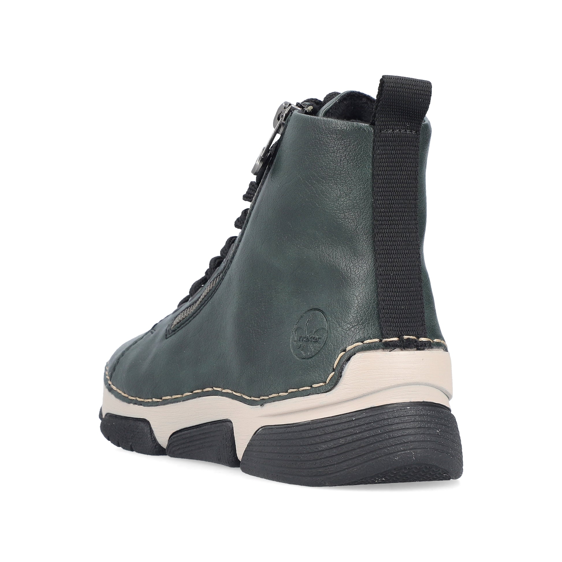 Green Zip Boots for Women | Rieker 45920-54