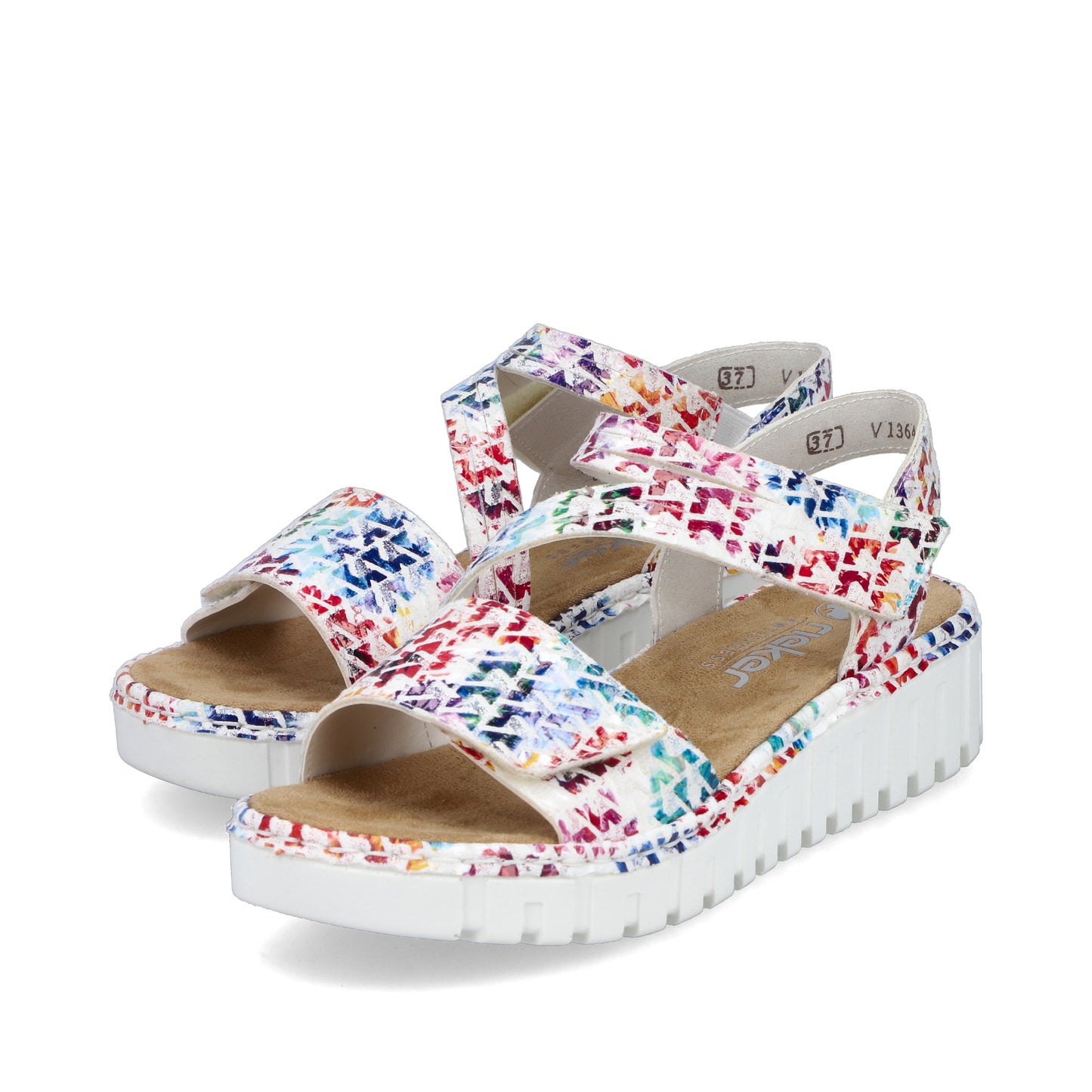 Rieker Woman's Sandals - Multi-Coloured | V1364-90