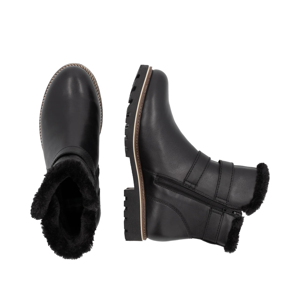 Black Zip Boots for Women | Remonte D8484-00