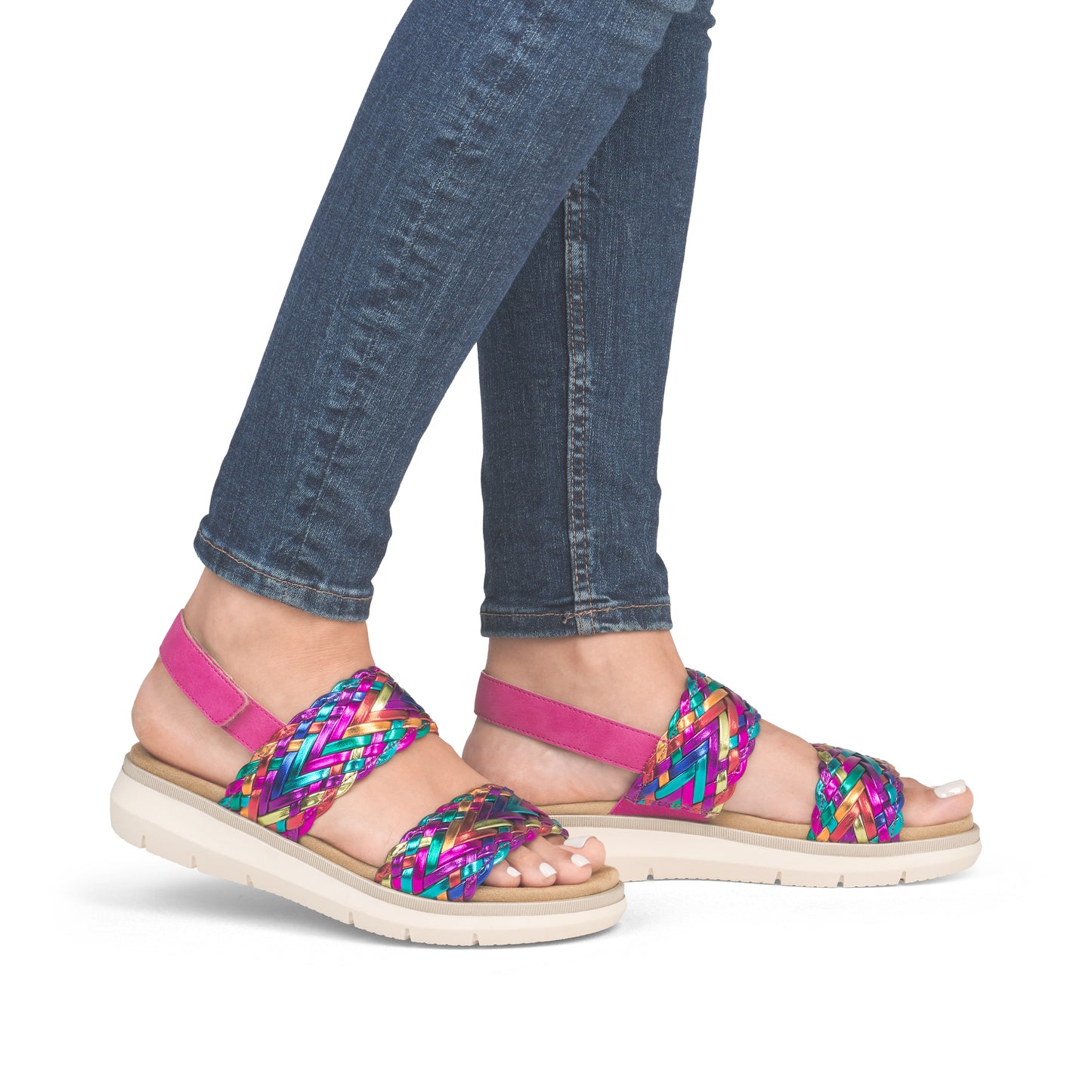 remonte Woman's Sandals - Multi-Coloured | D2K52-90