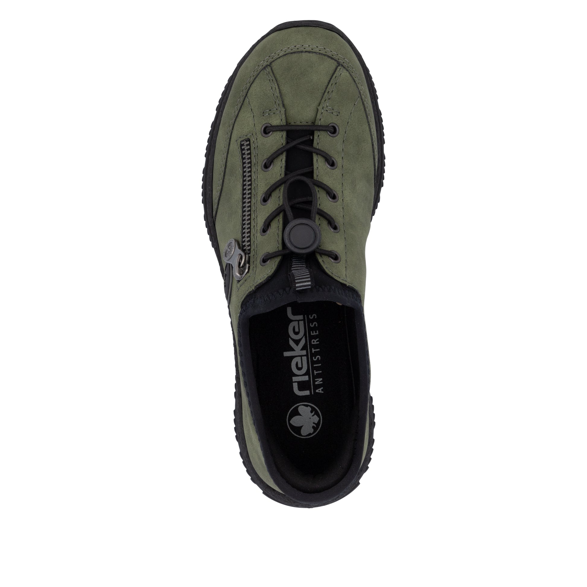 Green Elasticated Shoes for Women | Rieker N3267-54