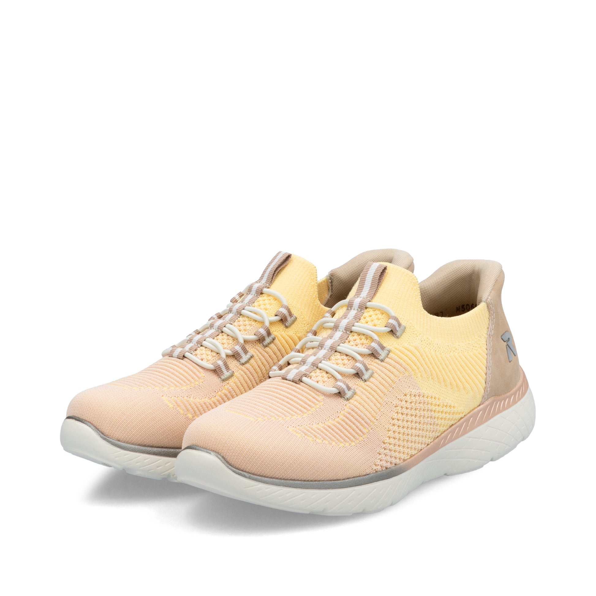 Yellow Elasticated Shoes for Women | Rieker M5066-68