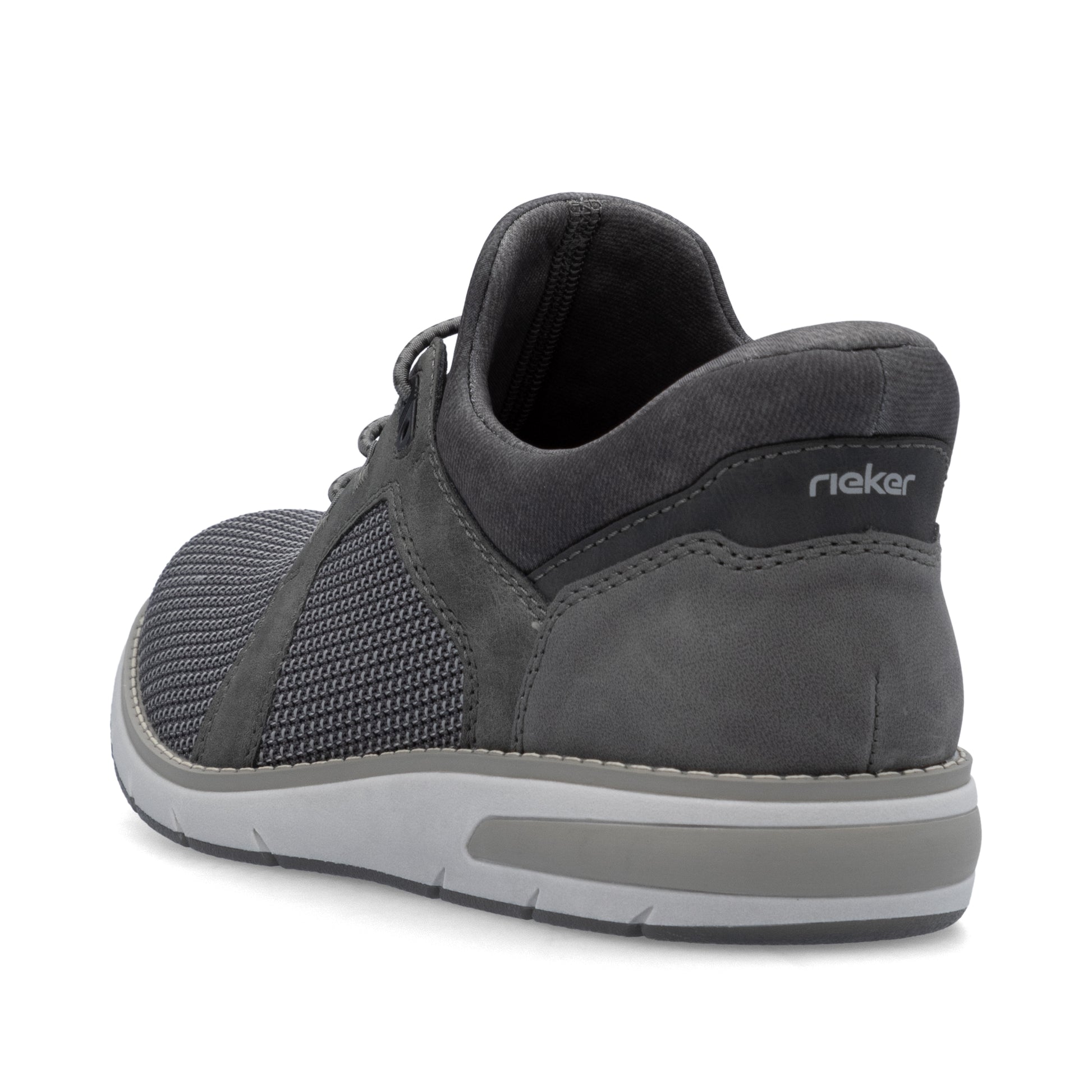 Grey Elasticated Shoes for Men | Rieker 11358-42