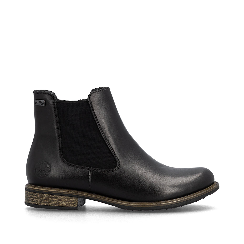 Black Zip Boots for Women | Rieker 74870-00