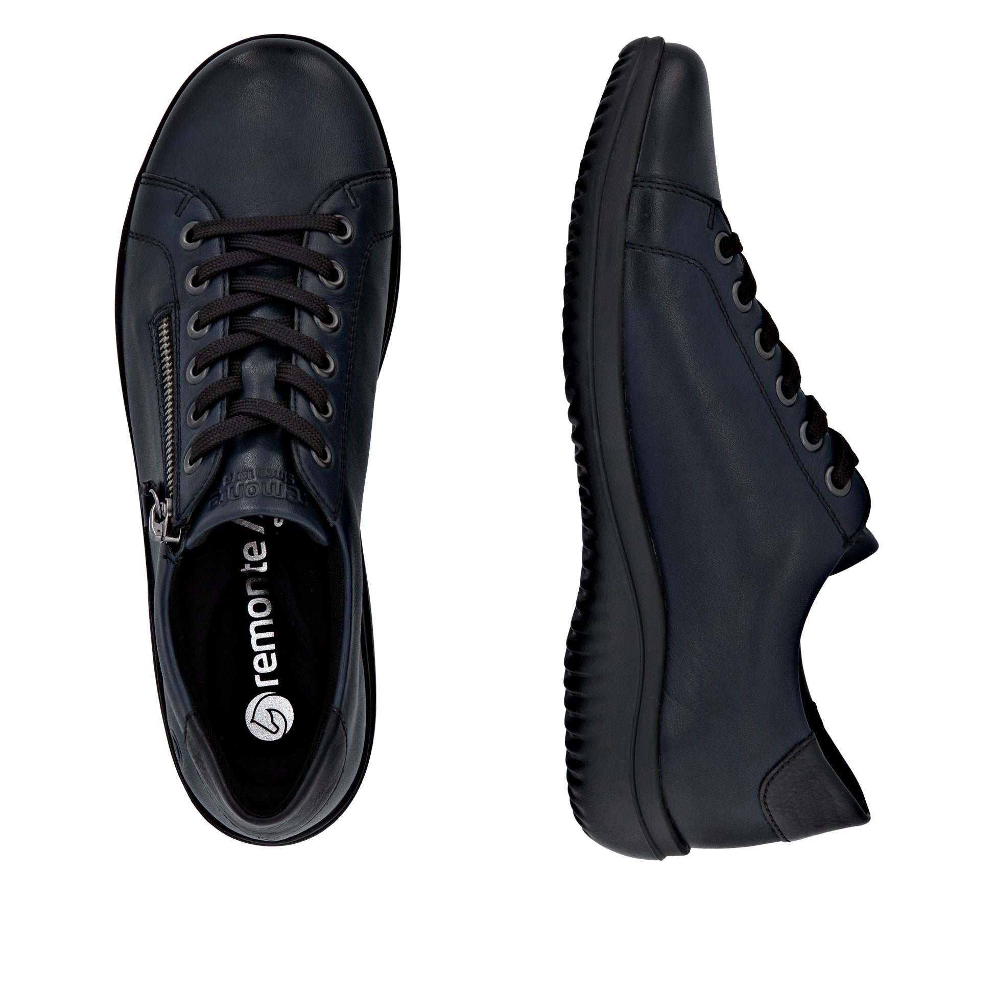 Blue Zip Shoes for Women | Remonte D1E03-14