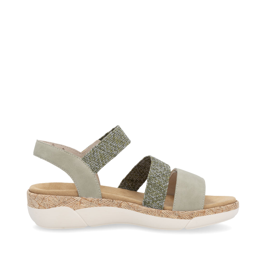 Green Hook & Loop Sandals for Women | Remonte R6861-52