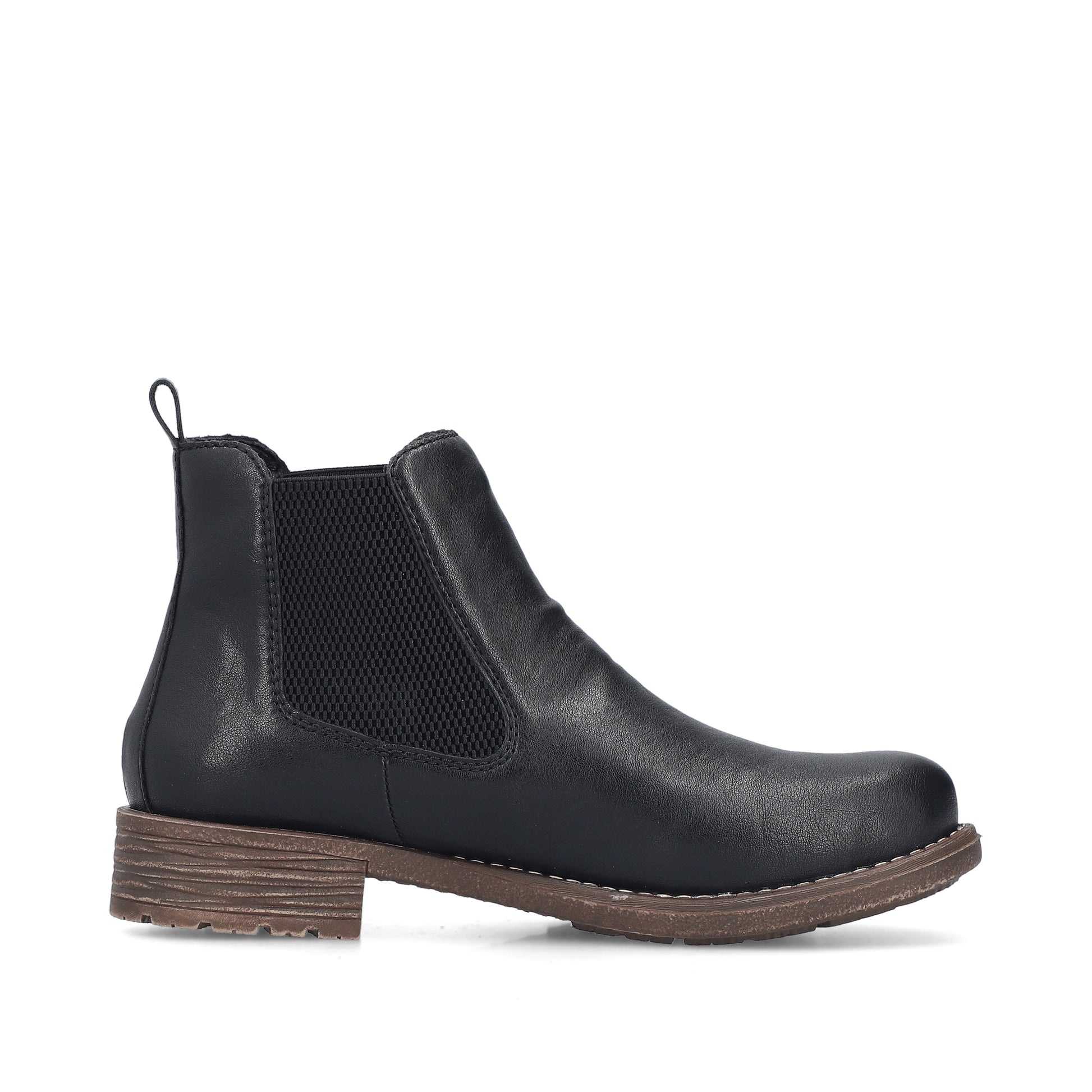 Black Elasticated Boots for Women | Rieker 79450-00