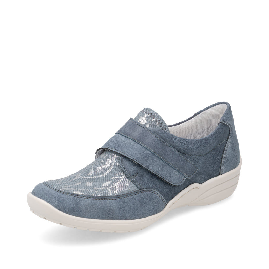 Blue Hook & Loop Shoes for Women | Remonte R7600-14