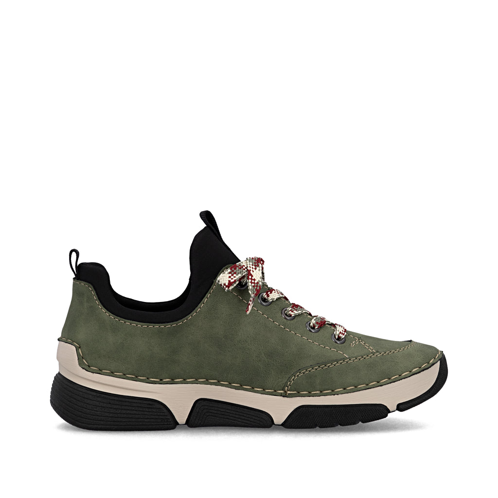 Green Elasticated Shoes for Women | Rieker 45973-54