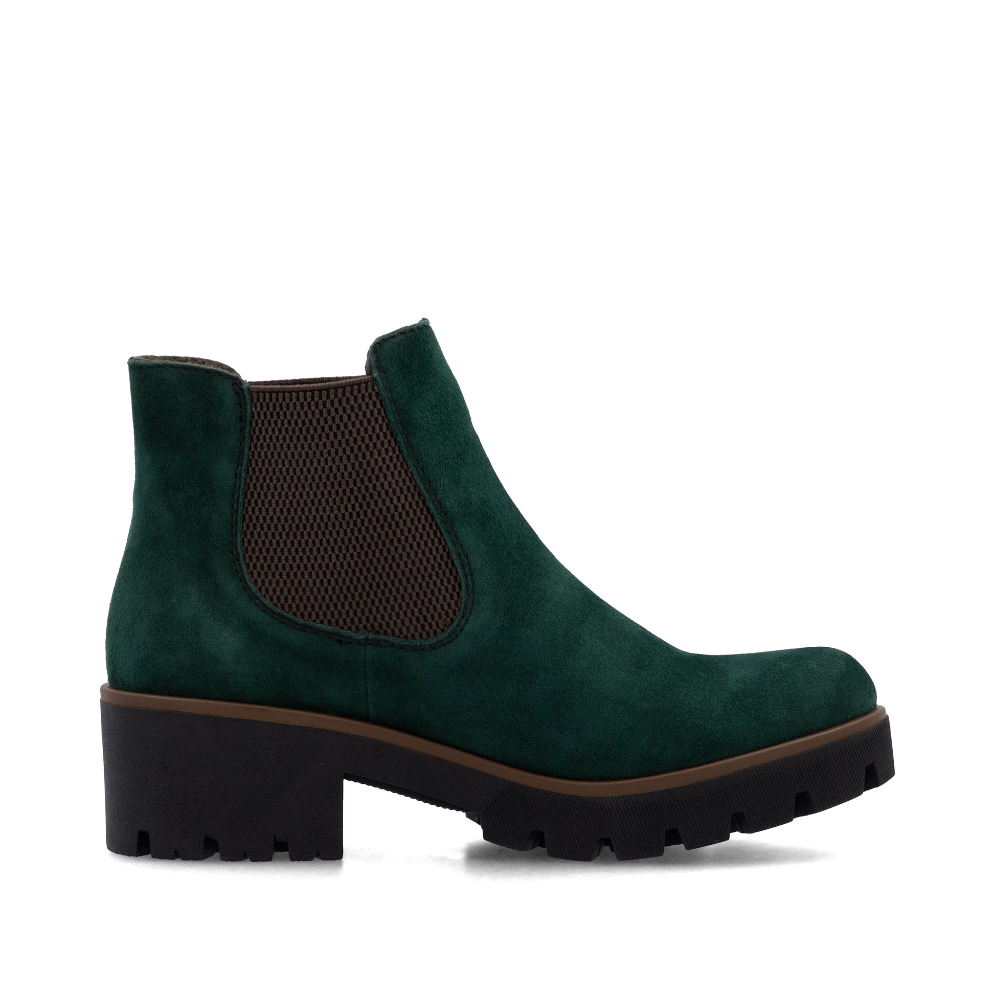 Green Elasticated Boots for Women | Rieker 79265-55