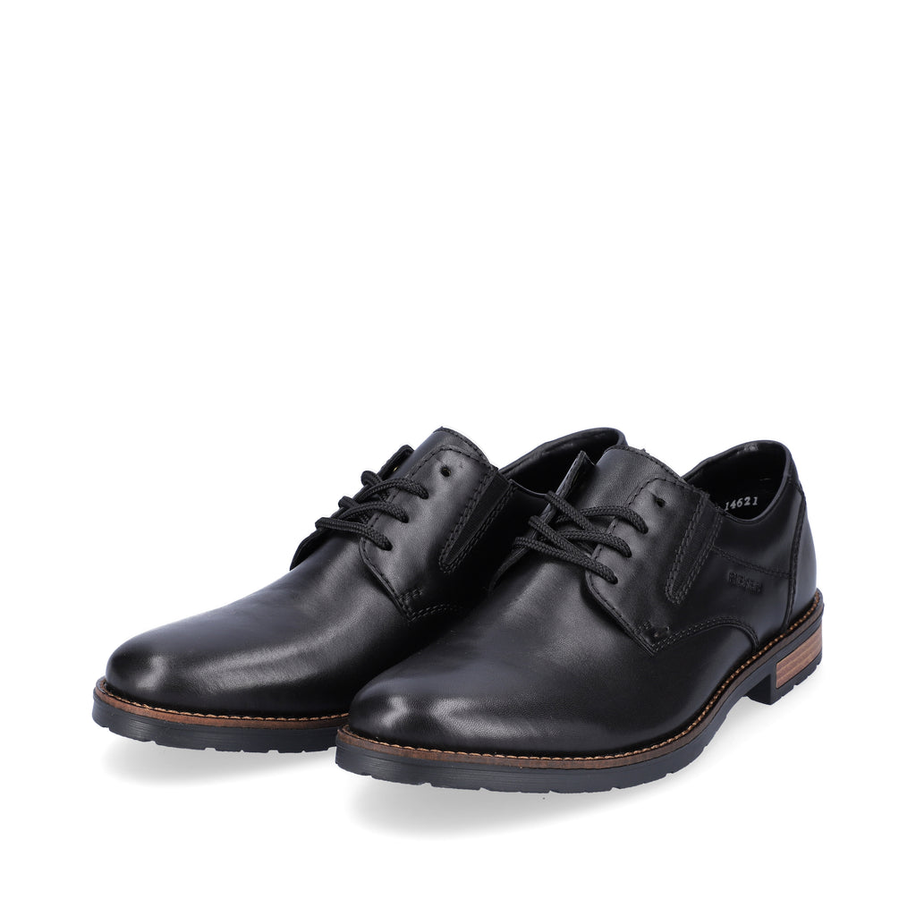 Black Elasticated Shoes for Men | Rieker 14621-00
