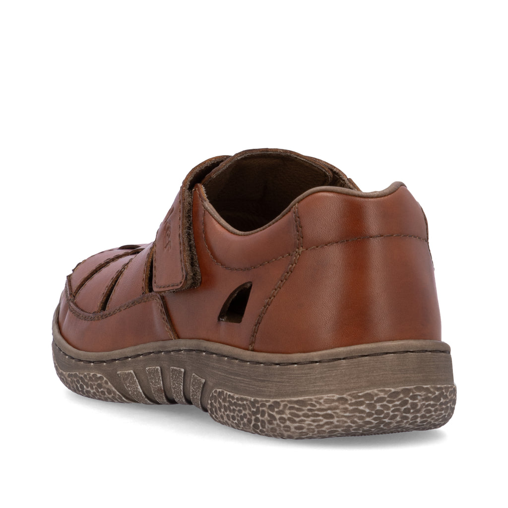 Brown Hook & Loop Shoes for Men | Rieker 03578-24