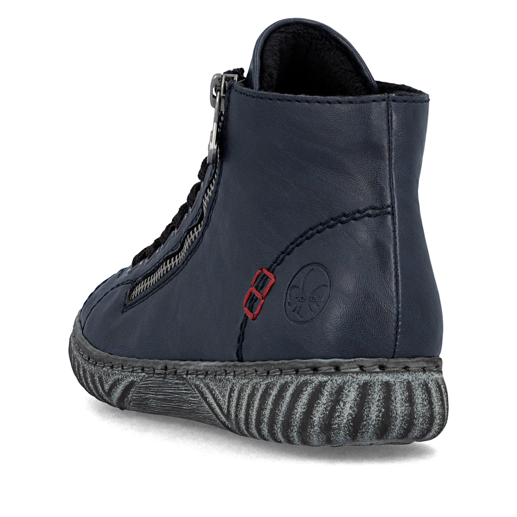 Blue Zip Boots for Women | Rieker N0921-14
