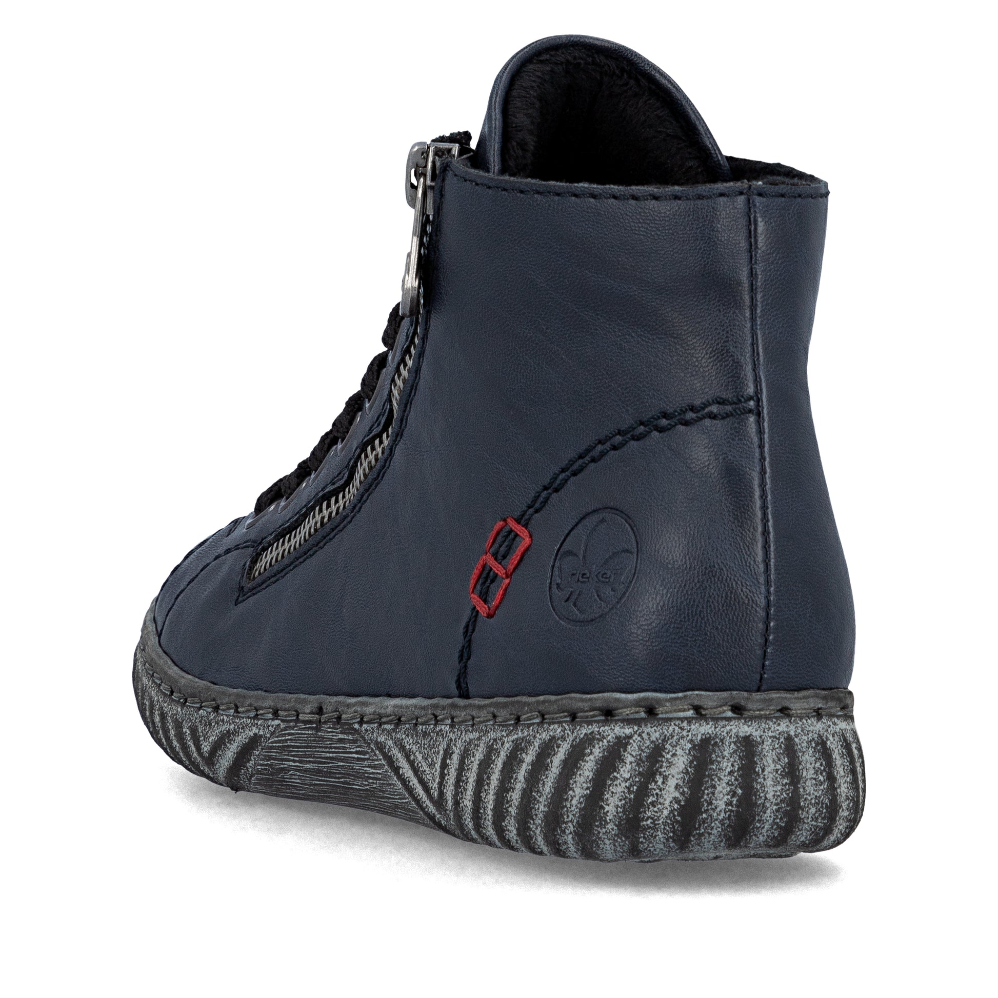 Blue Zip Boots for Women | Rieker N0921-14