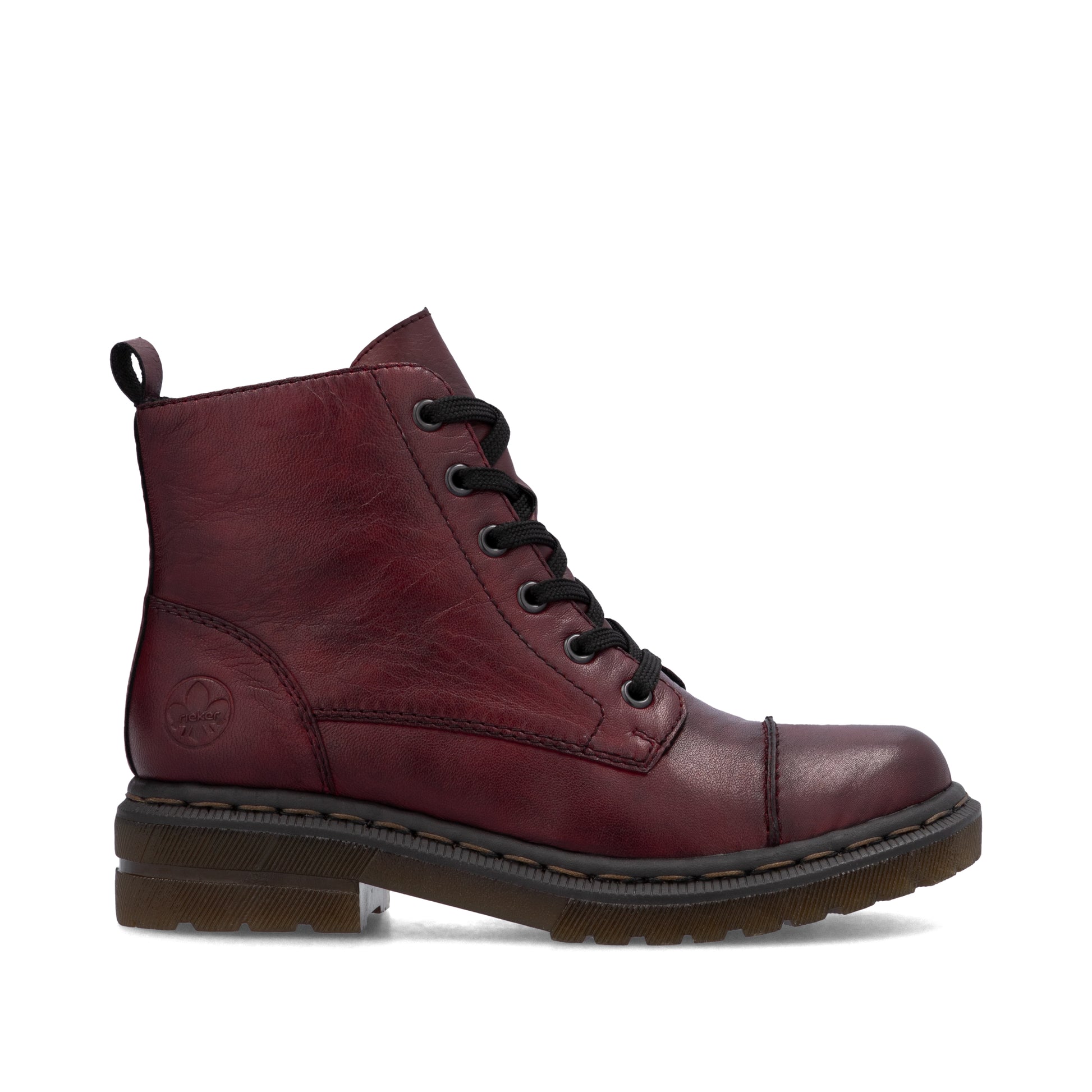 Red Zip Boots for Women | Rieker 78202-35