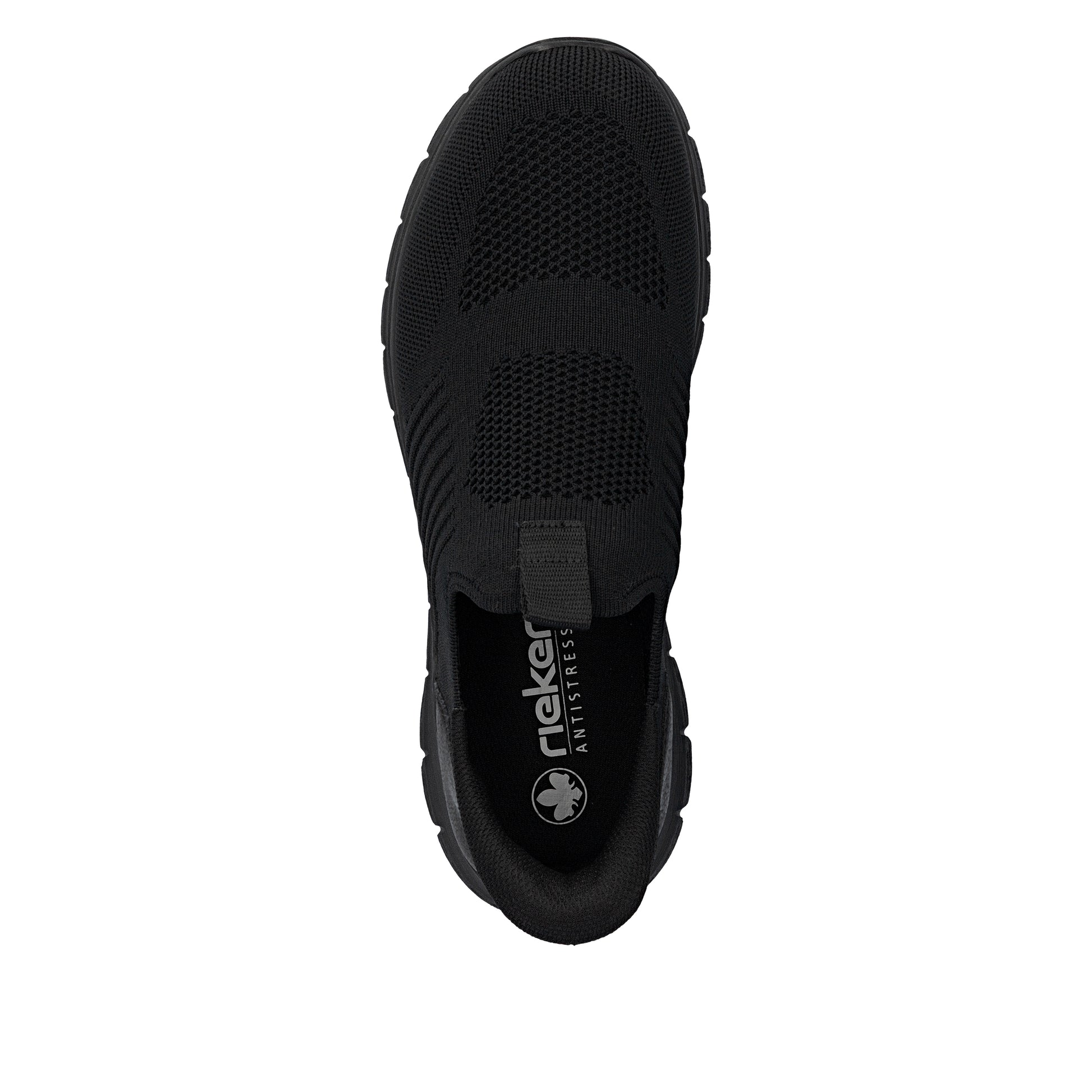 Black Elasticated Shoes for Men | Rieker B6659-01