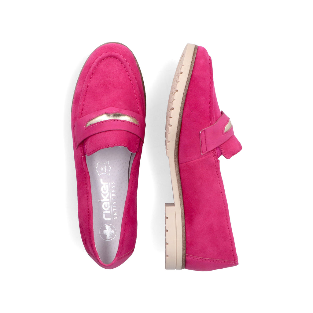 Pink Elasticated Shoes for Women | Rieker 45301-31