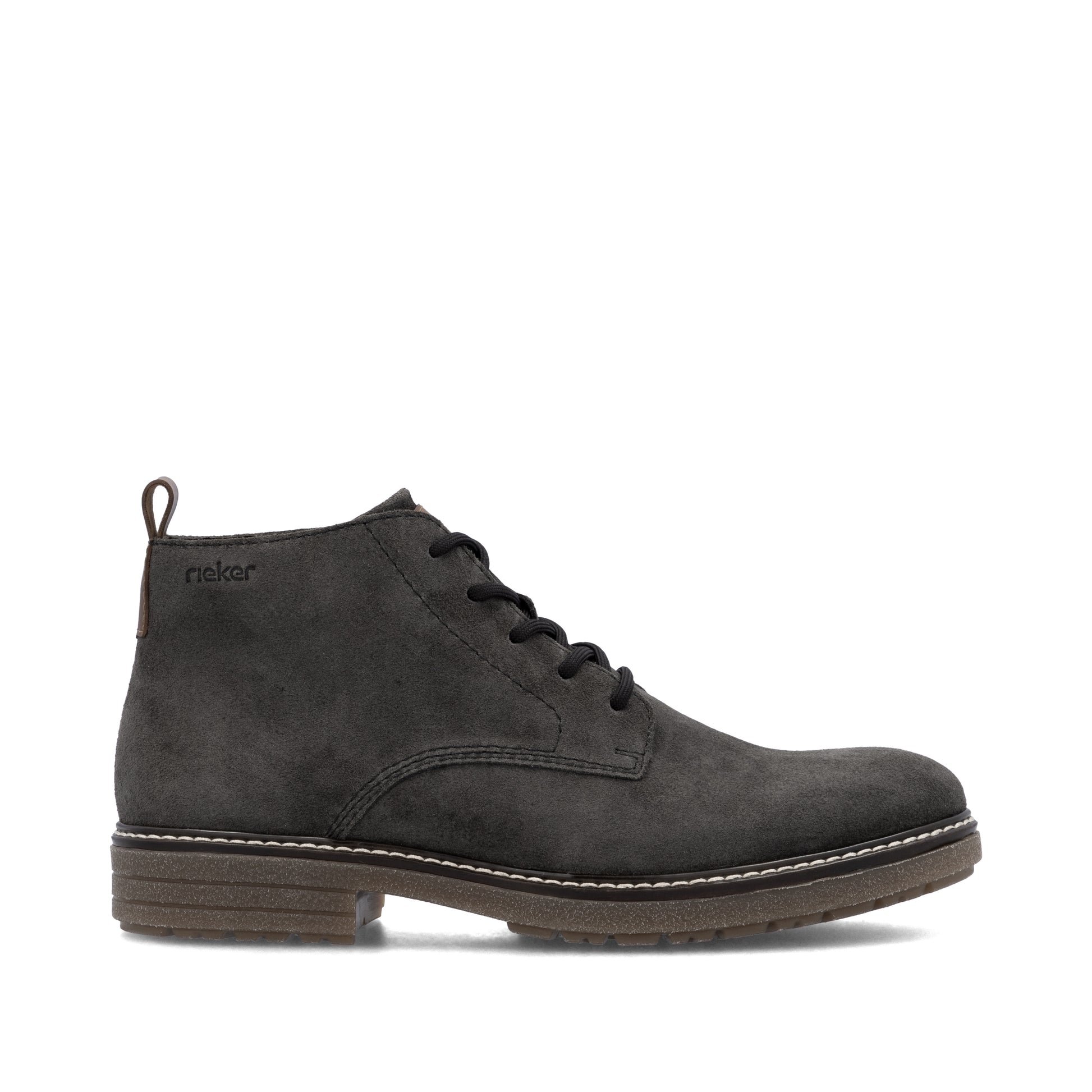 Grey Zip Boots for Men | Rieker 33106-45