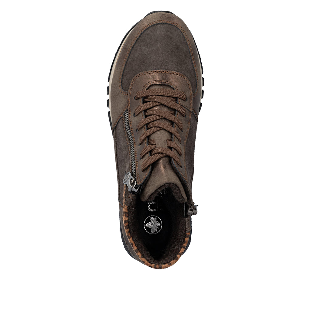 Brown Zip Boots for Women | Rieker 49040-24