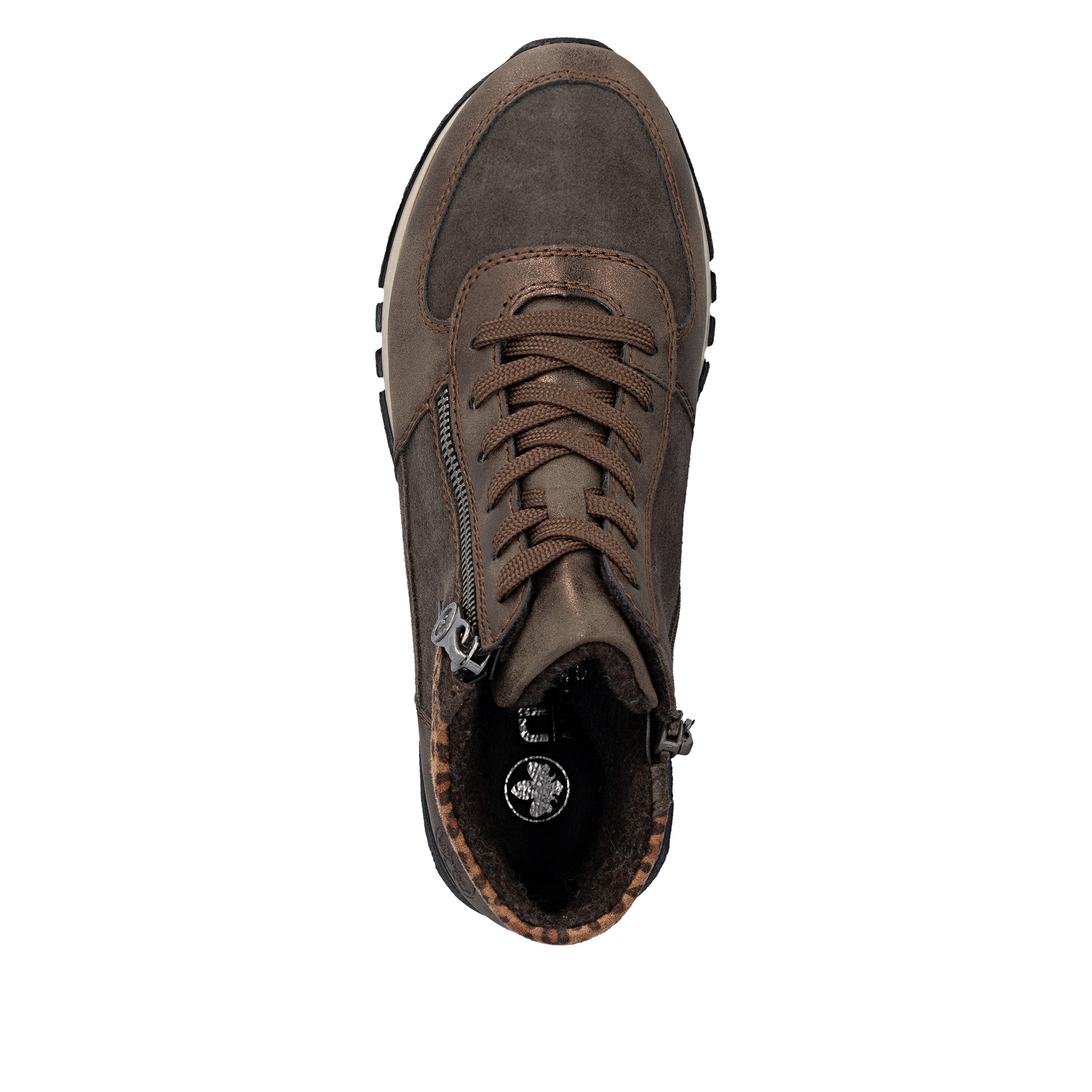Brown Zip Boots for Women | Rieker 49040-24