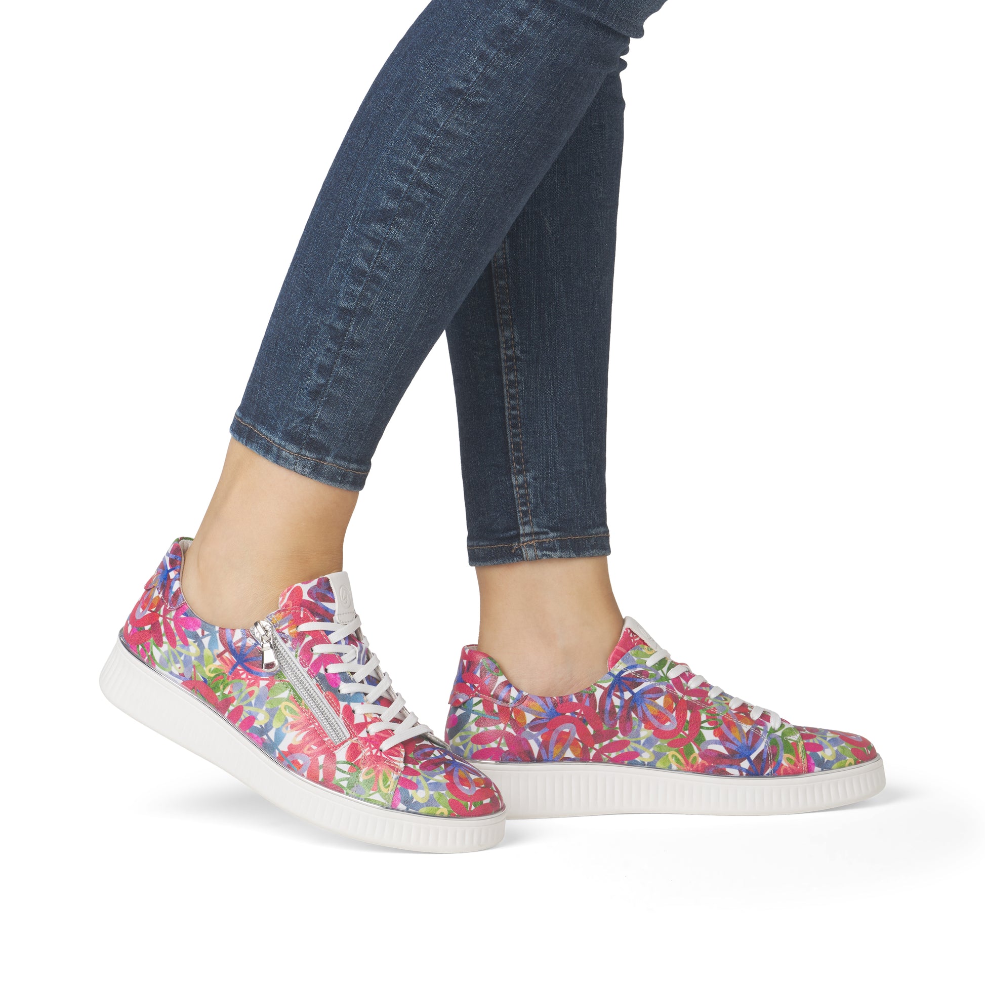 Multi Zip Shoes for Women | Remonte D2E02-90
