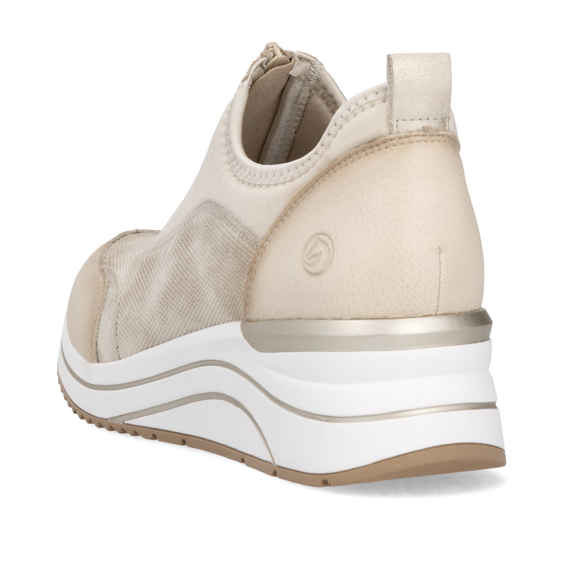 Beige Zip Shoes for Women | Remonte D0T08-61