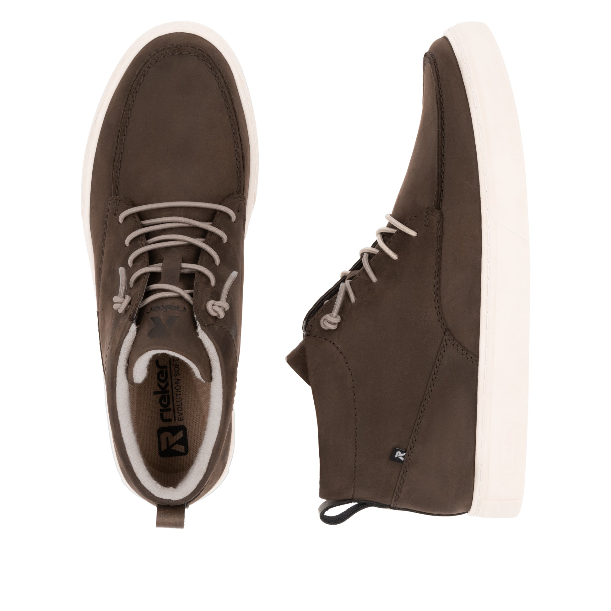 Brown Elasticated Boots for Men | Rieker Sport U0770-25