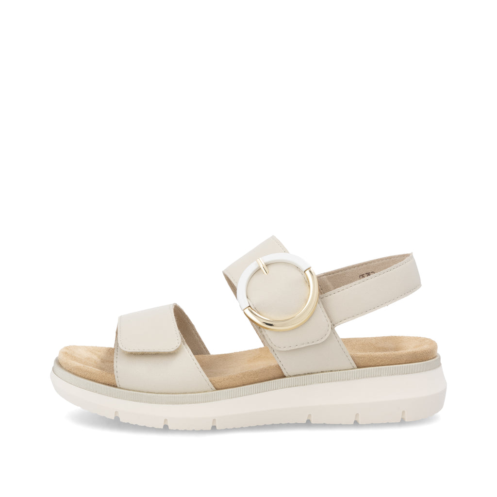 Beige Hook & Loop Sandals for Women | Remonte D2K50-80