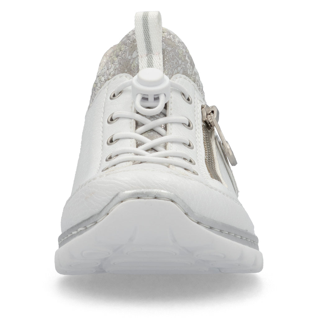 White Elasticated Shoes for Women | Rieker L32F1-80
