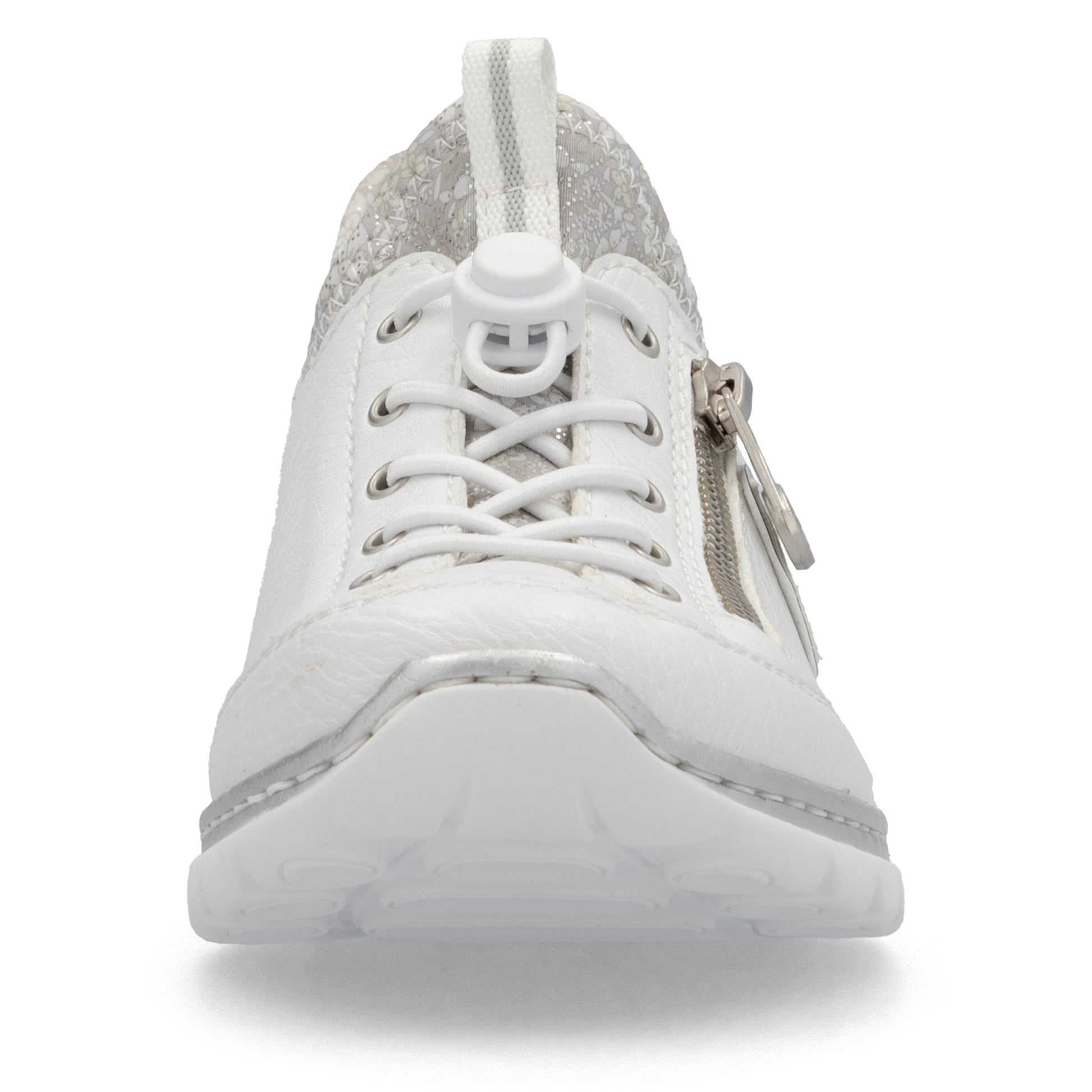 White Elasticated Shoes for Women | Rieker L32F1-80