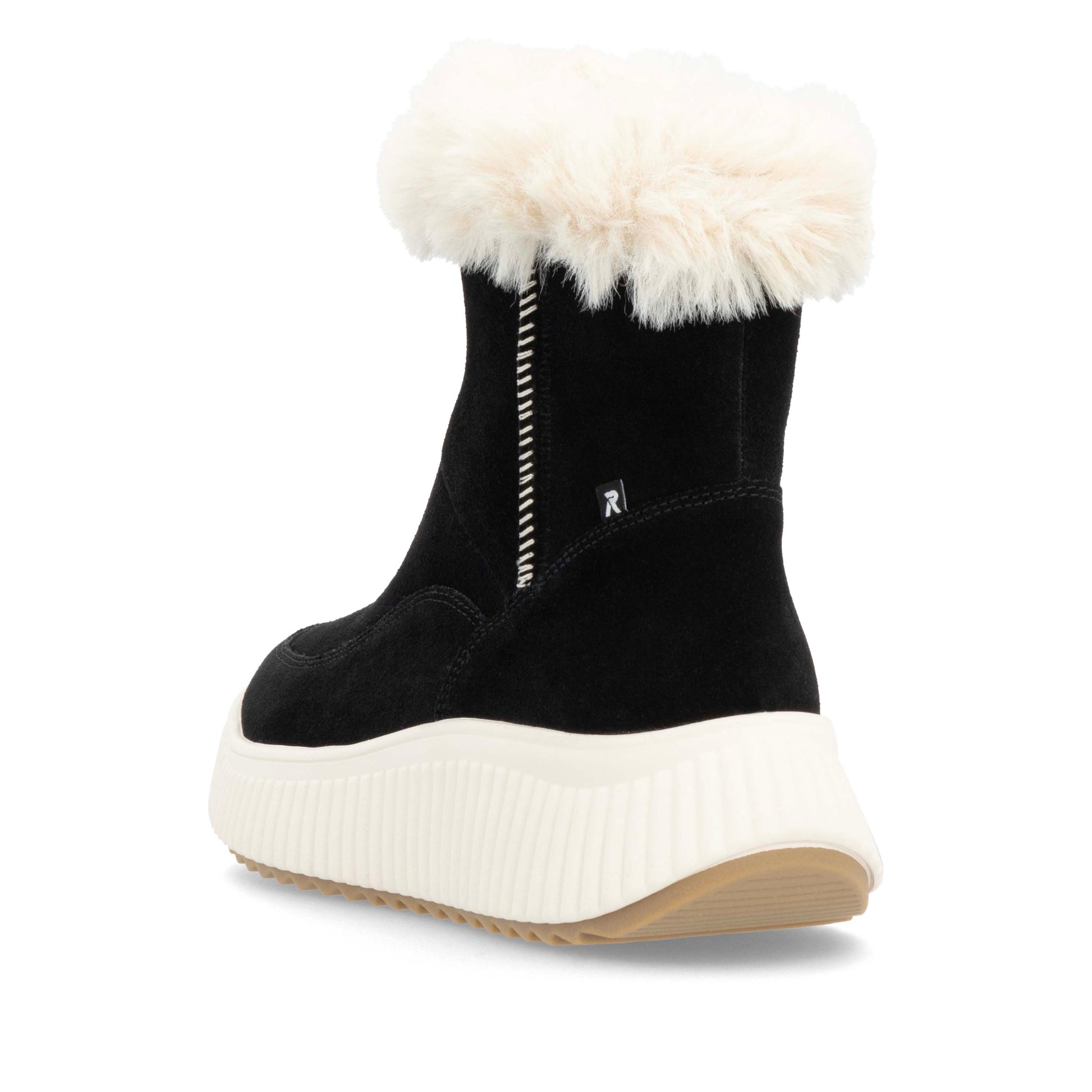 Black Zip Boots for Women | Rieker Sport W1772-00