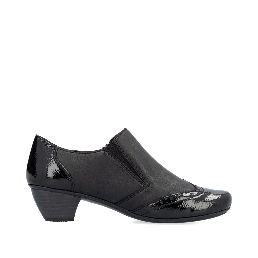 Black Zip Shoes for Women | Rieker 41757-00