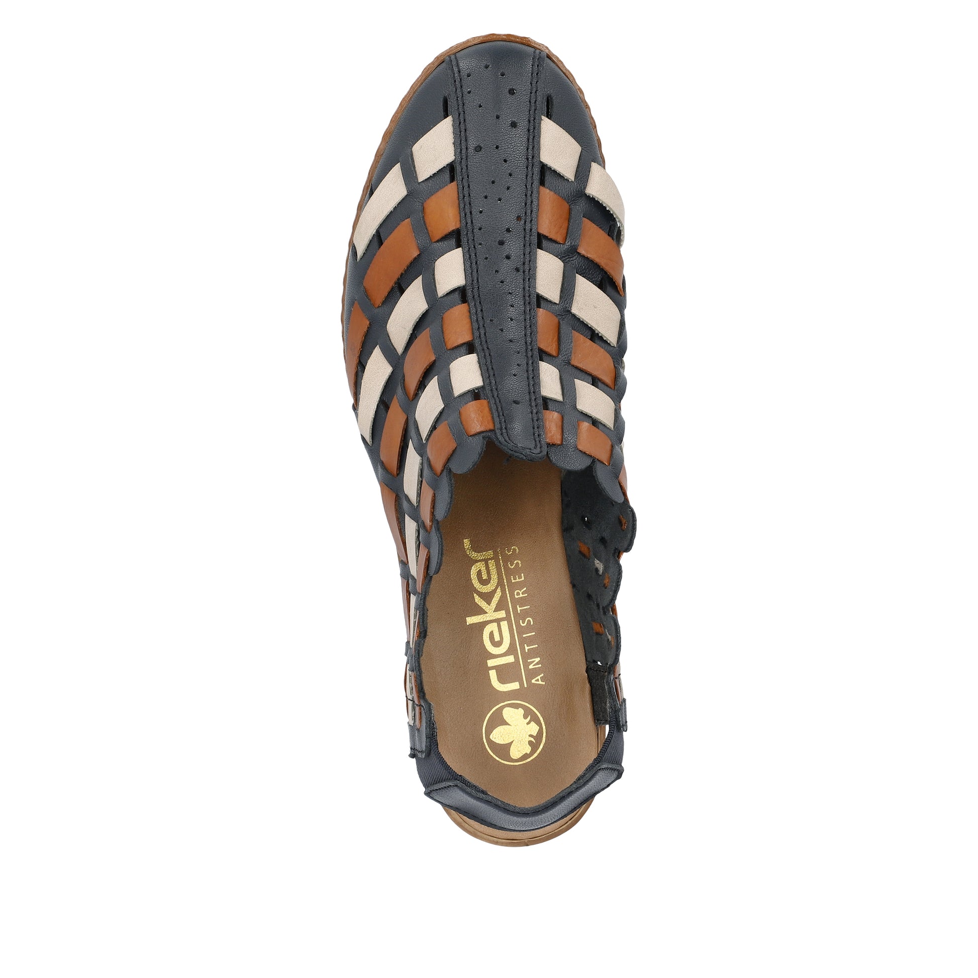 Blue Elasticated Shoes for Women | Rieker 46778-14