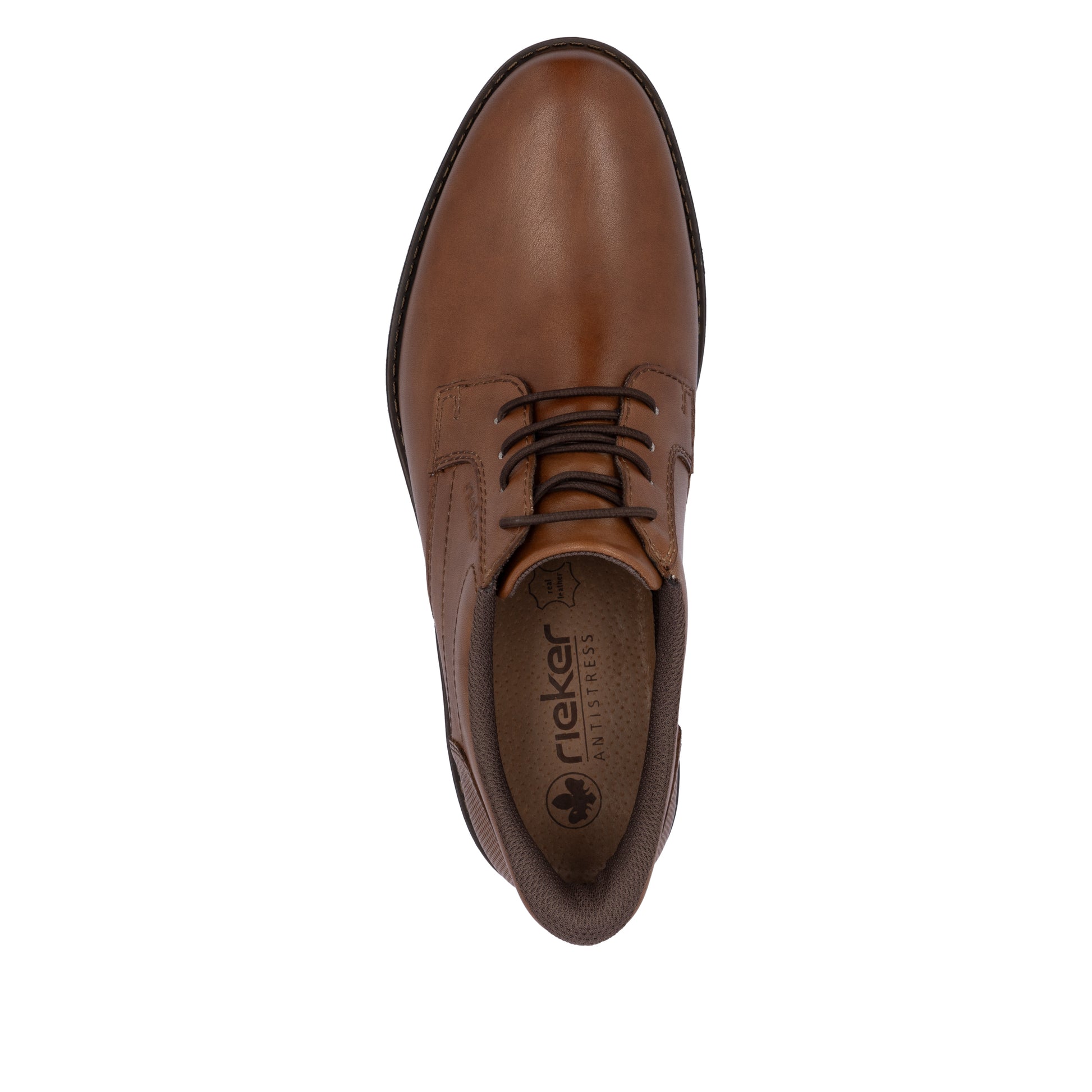 Brown Elasticated Shoes for Men | Rieker 10353-24