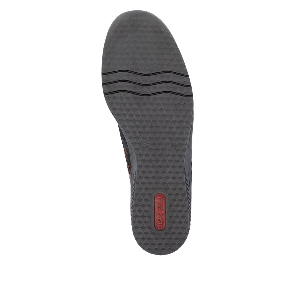 Brown Hook & Loop Shoes for Women | Rieker 487C0-25