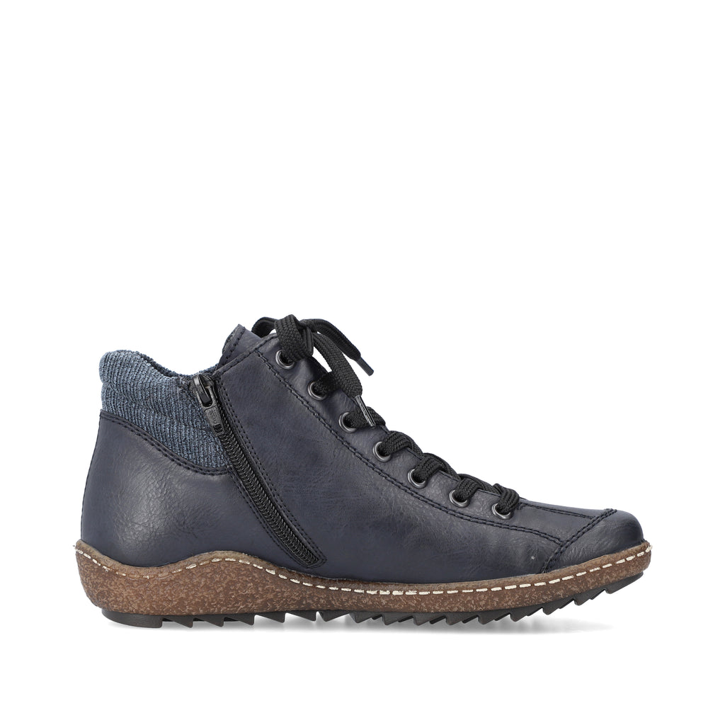 Blue Zip Boots for Women | Rieker L7514-14