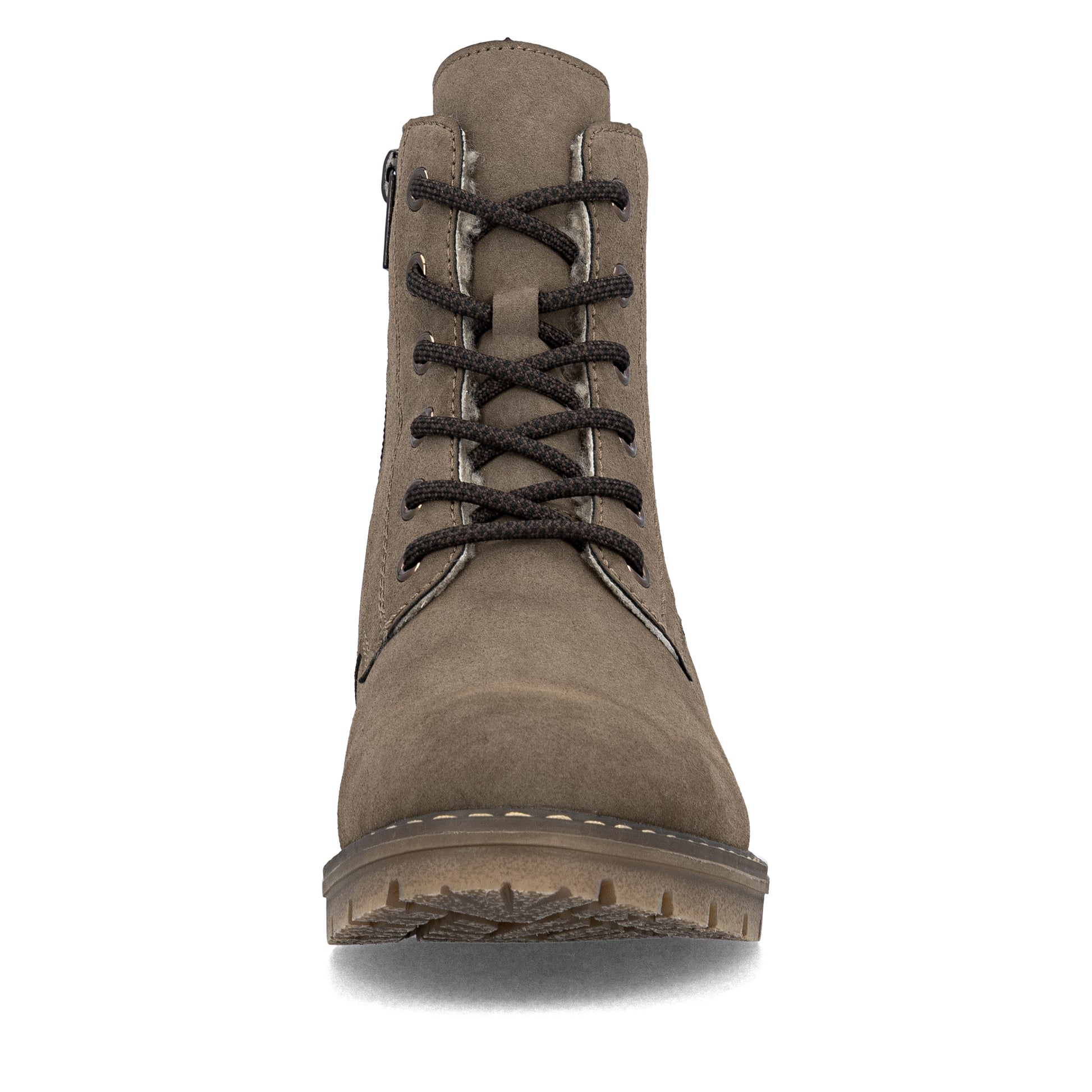 Brown Zip Boots for Women | Rieker Y9103-24