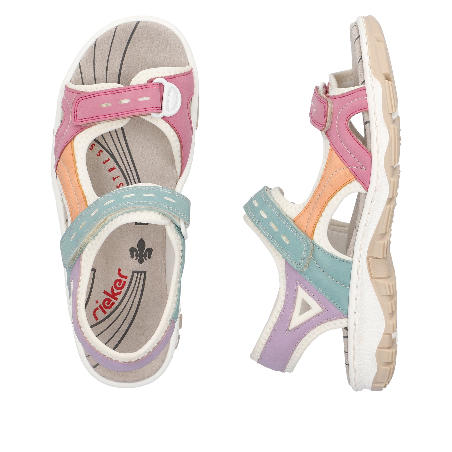Rieker Women's Walking Sandal - Multi | 68866-92
