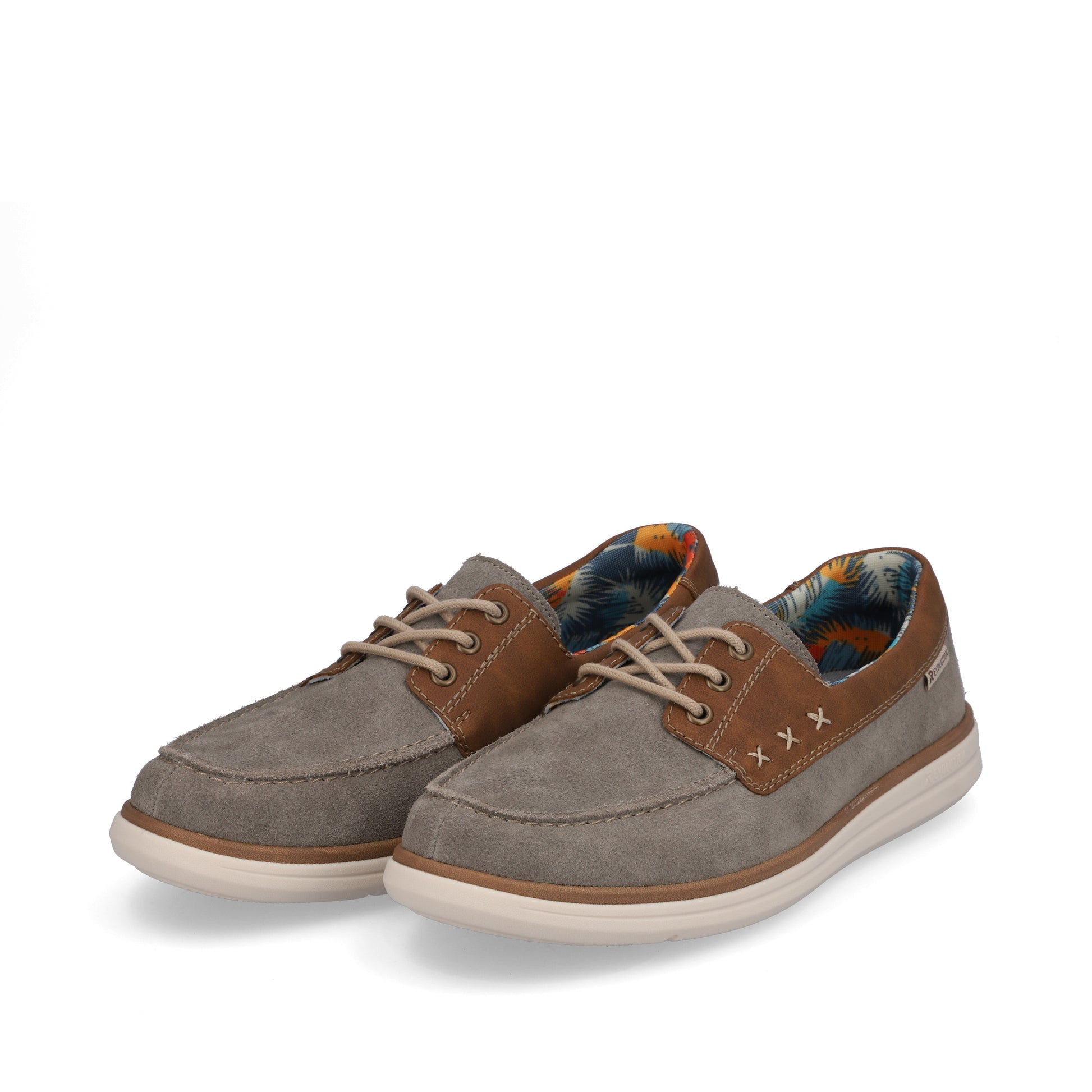Grey Lace-Up Shoes for Men | Rieker Sport U0601-42