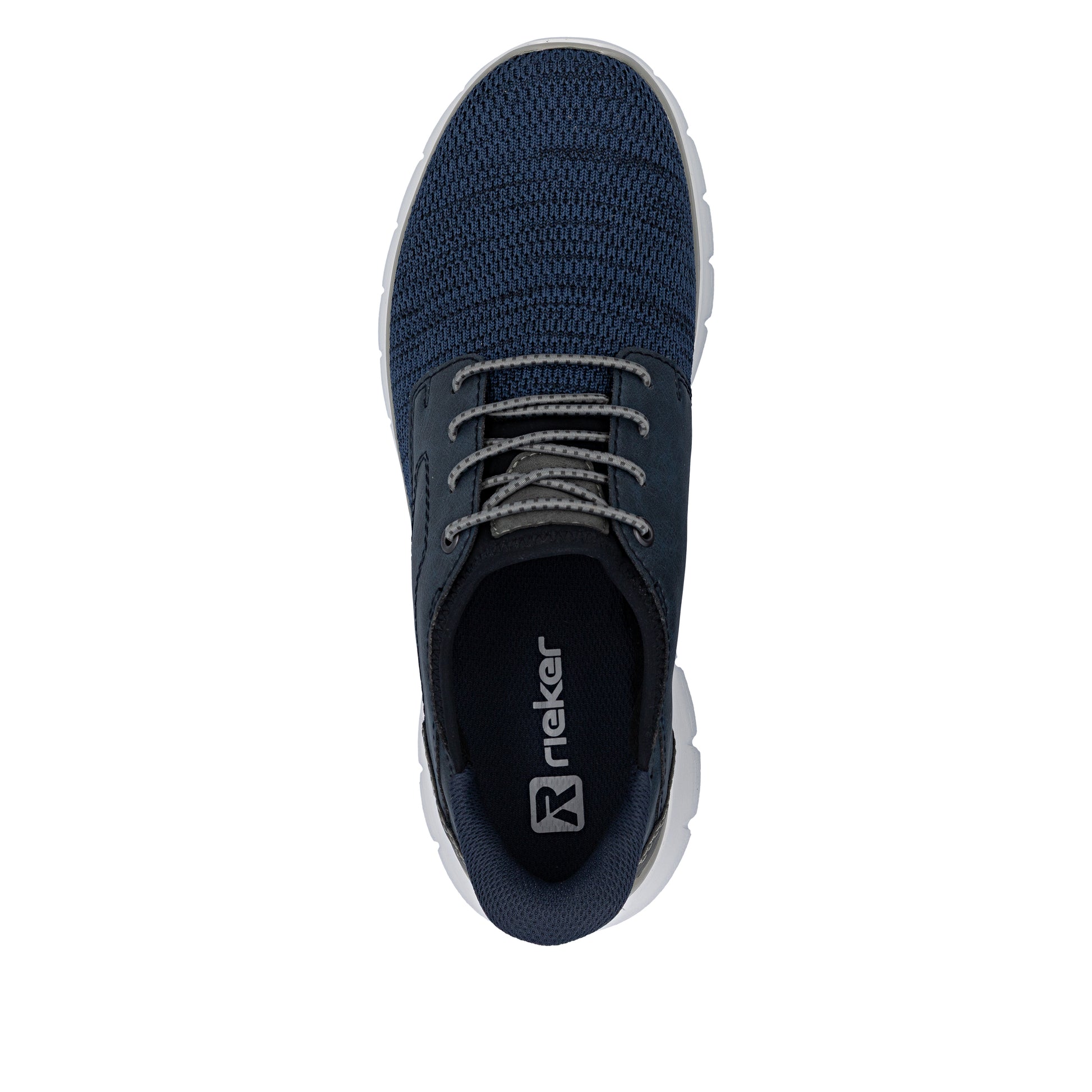 Blue Elasticated Shoes for Men | Rieker B6658-14