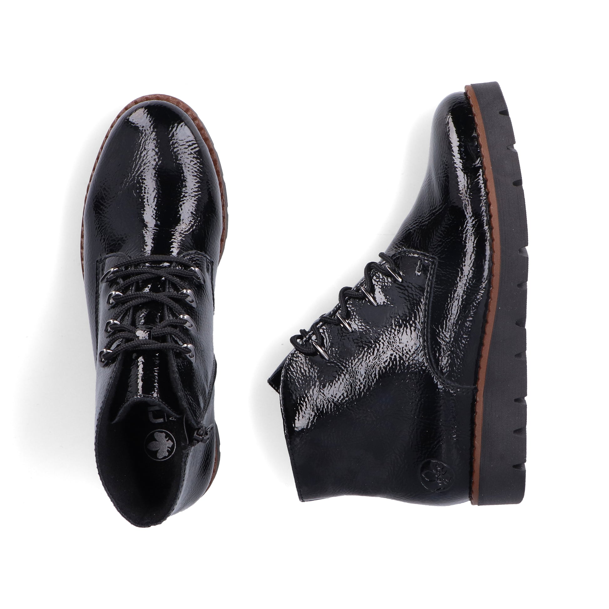 Black Zip Boots for Women | Rieker 44902-00